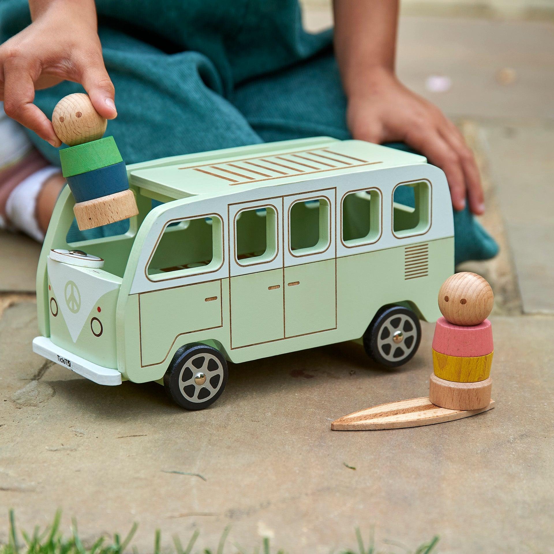 Tickit Wooden Adventure Camper camper legno con personaggi
