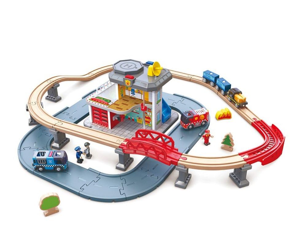 Hape quartier generale polizia pompieri gioco ruolo 3 anni
