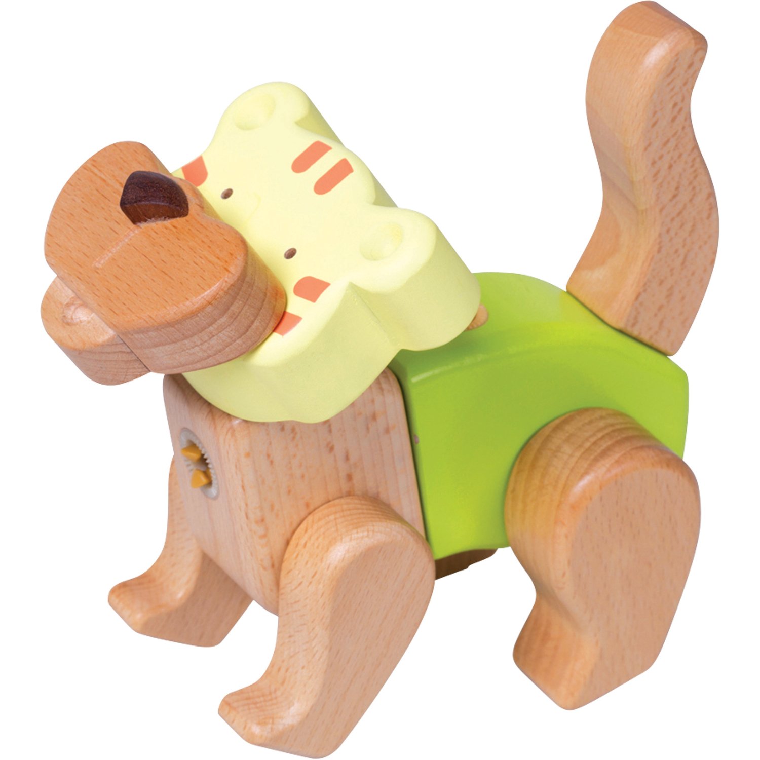 smallfoot 9834 kit costruzioni tigre in legno per motricità