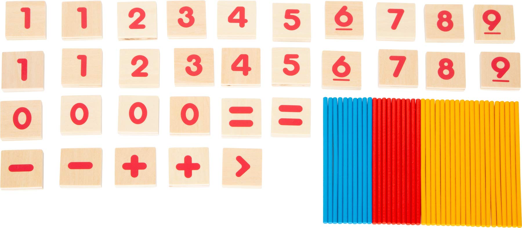 smallfoot Matematica Elementare 11740 scatola calcoli legno