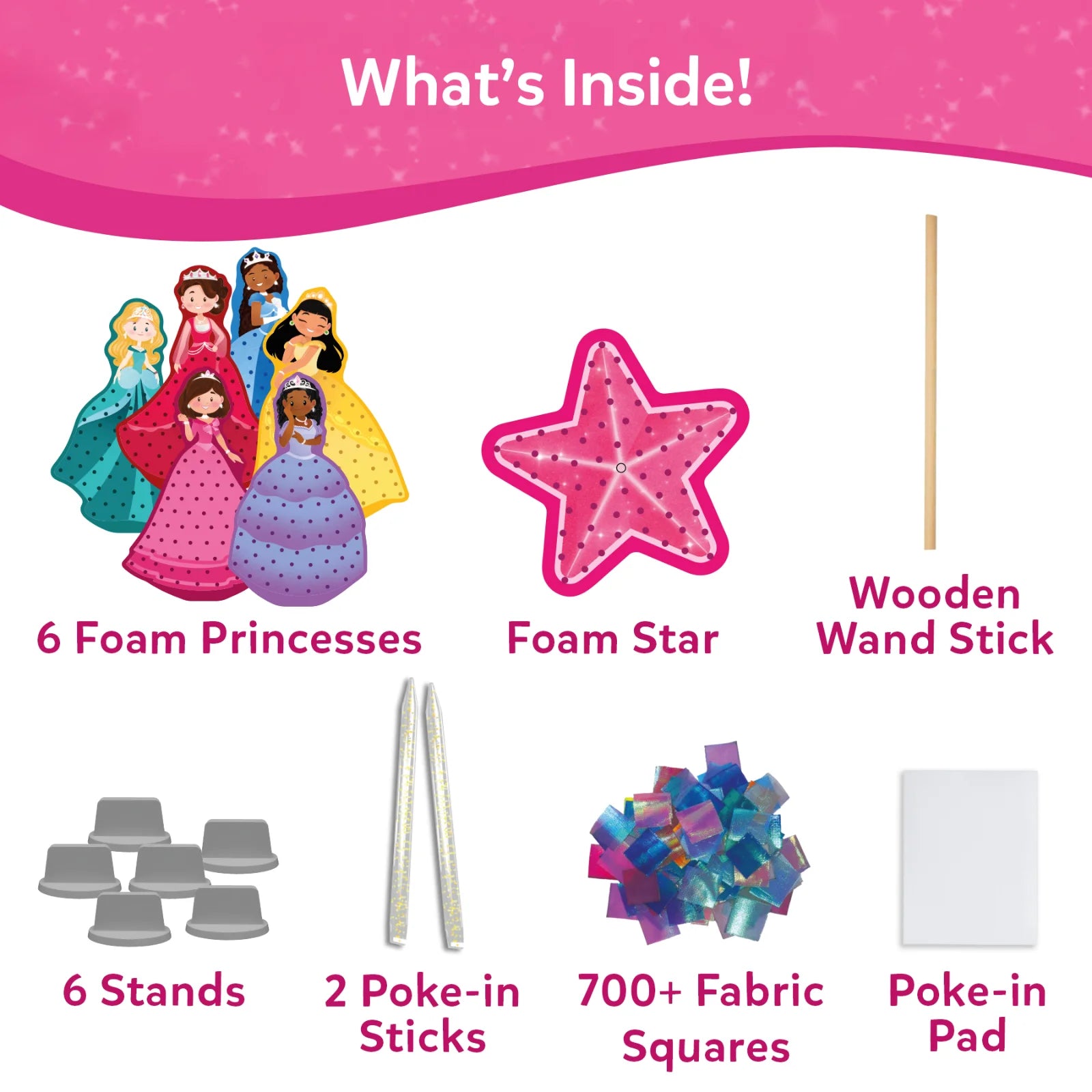 Skillmatics Poke-in Art Magical Princesses kit principesse 4-9 anni