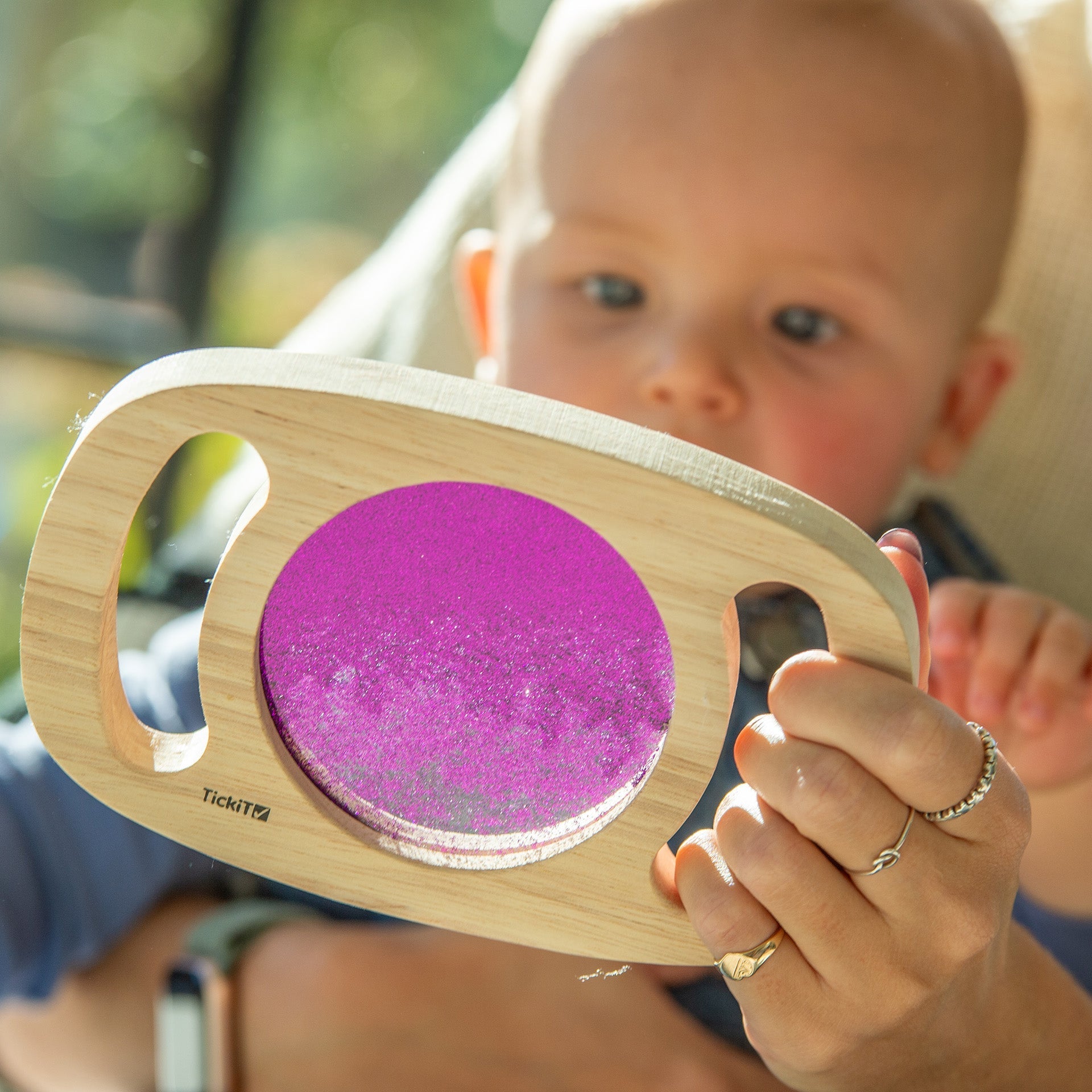 Tickit Easy Hold Glitter Panels pannello sensoriale set 3
