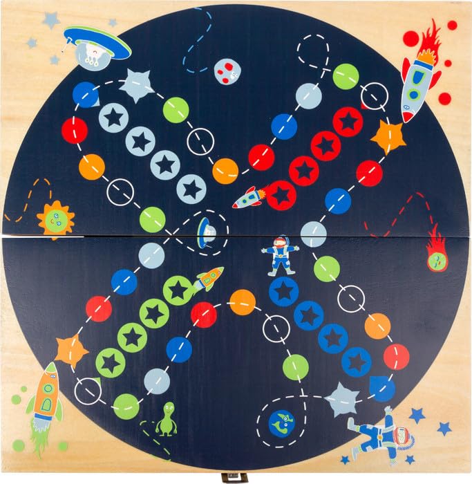 smallfoot Space Ludo gioco da tavolo in legno