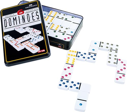 smallfoot 3494 domino 6 colori scatola metallo
