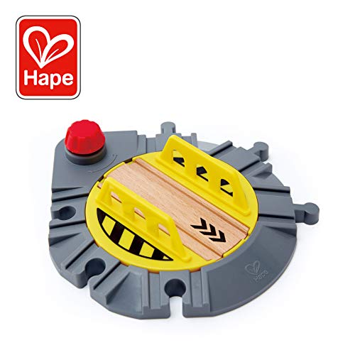 Hape piattaforma girevole trenini legno 6 direzioni manopola