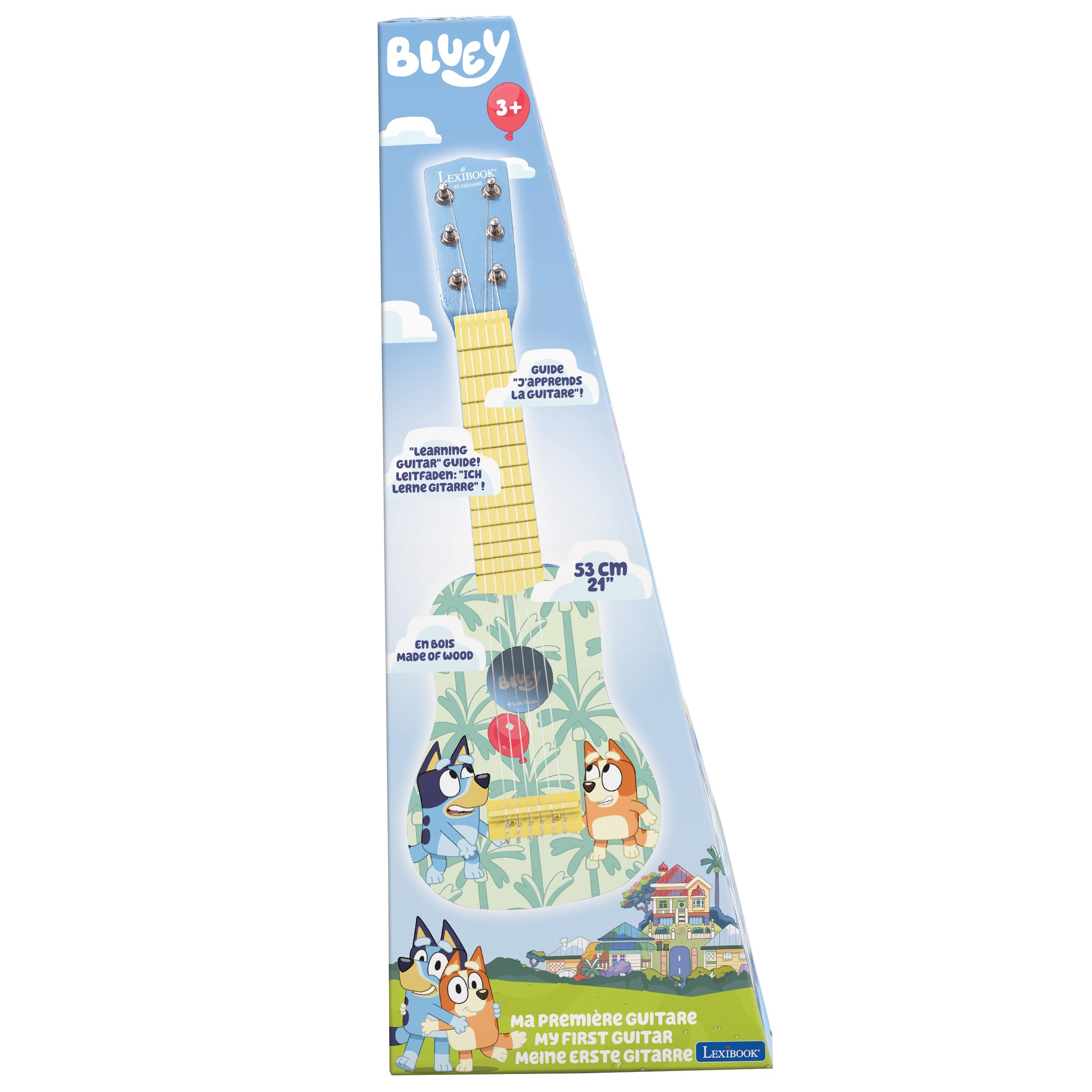 Lexibook Bluey K200BY chitarra bambini 53 cm nylon