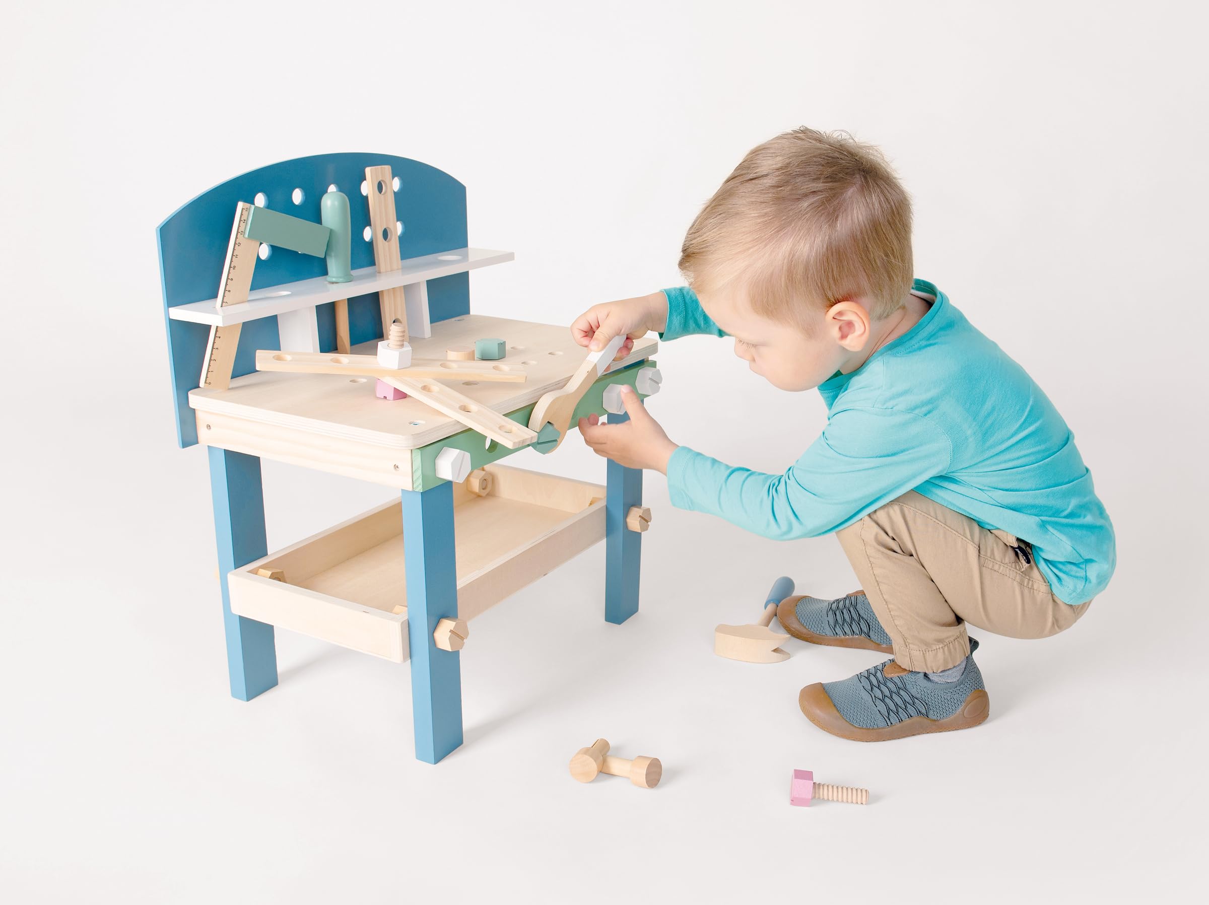 smallfoot Nordic banco da lavoro compatto legno bambini