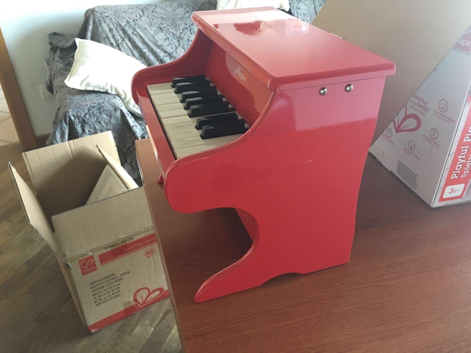 Hape Piano Divertente E0318 pianoforte bambini 18 tasti