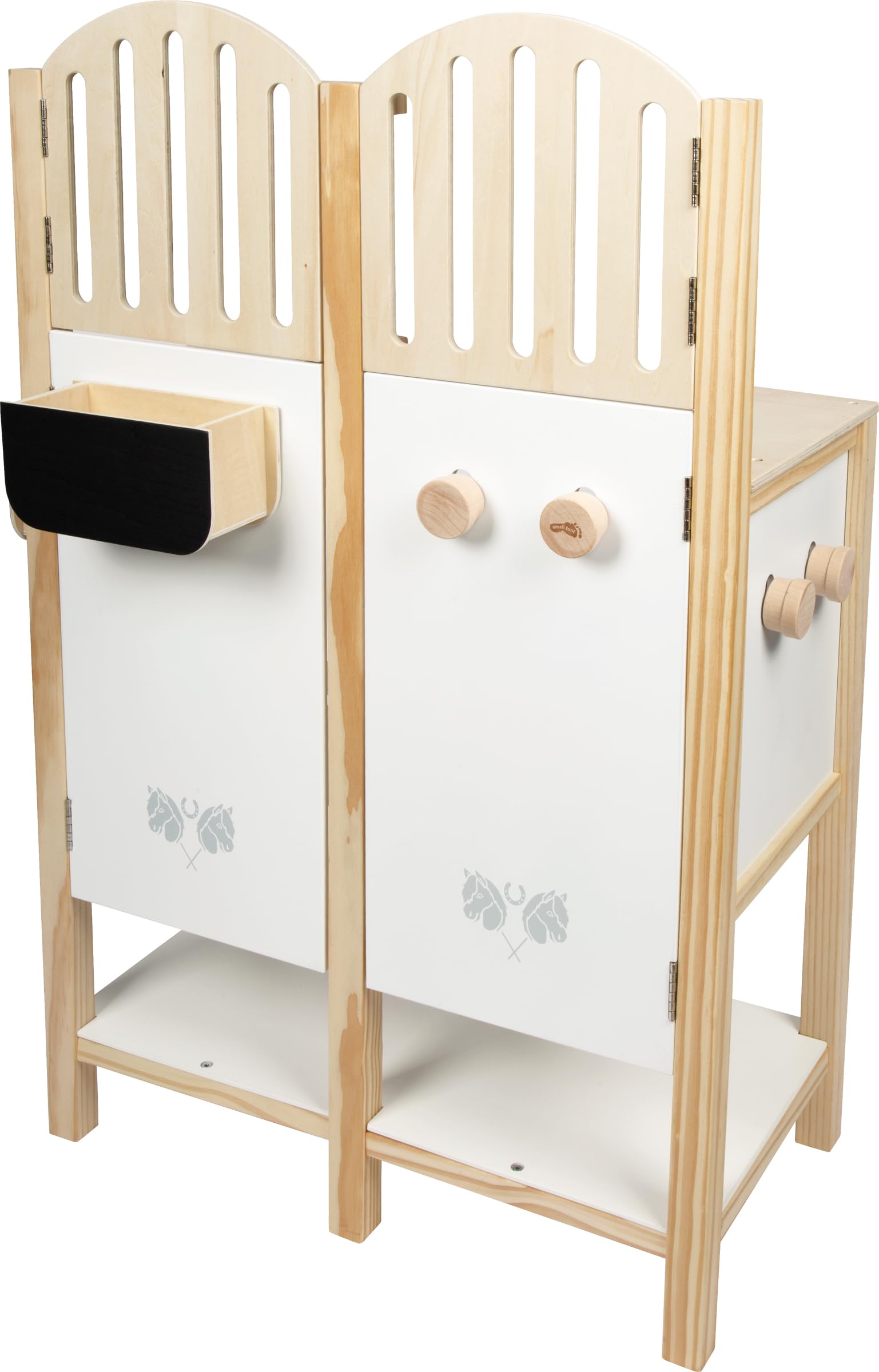 smallfoot stalla cavallucci gioco legno 2 box 12795