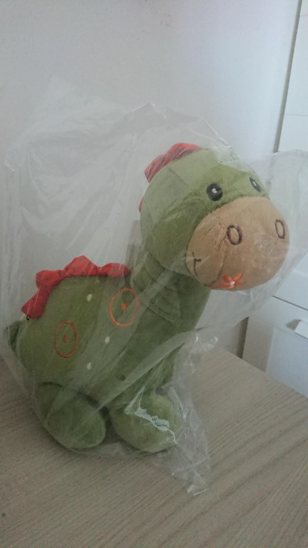 smallfoot Diplodocus peluche verde 30 cm morbido