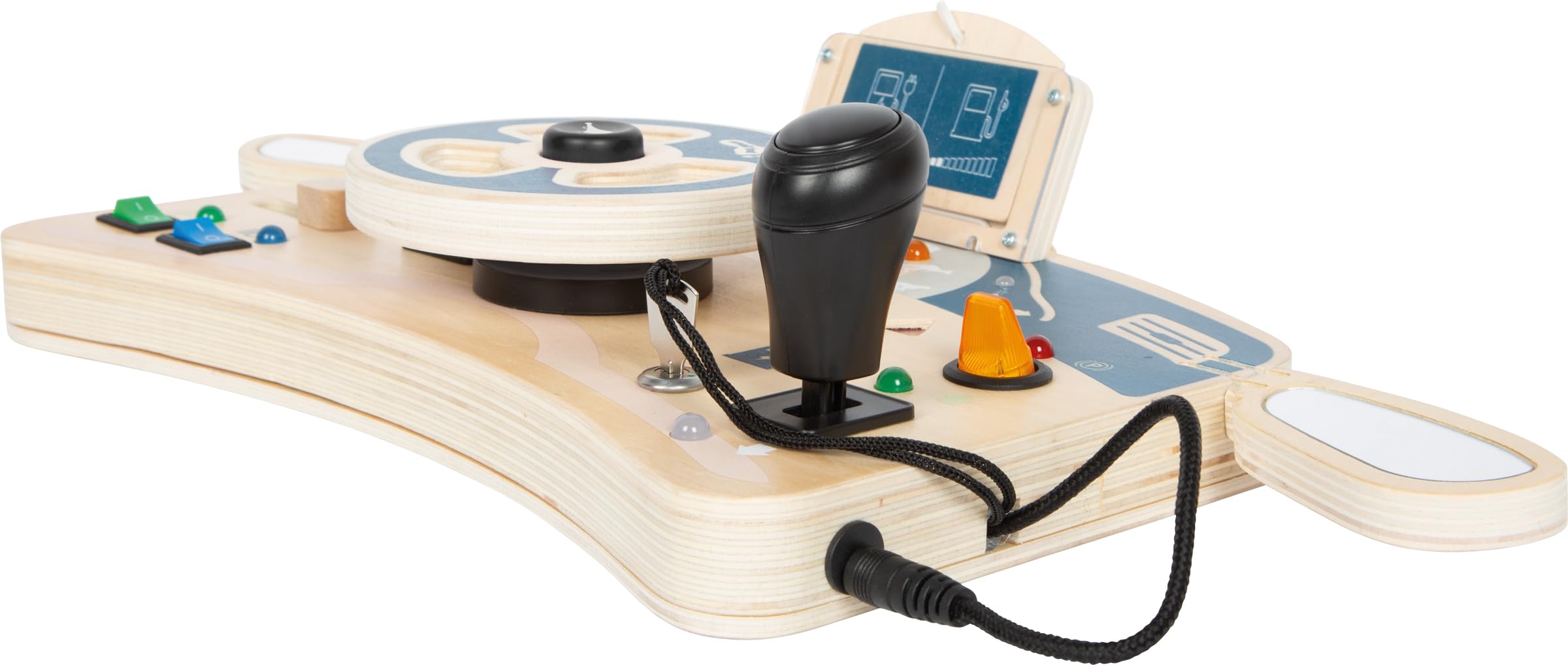 smallfoot Abitacolo 12747 volante legno LED
