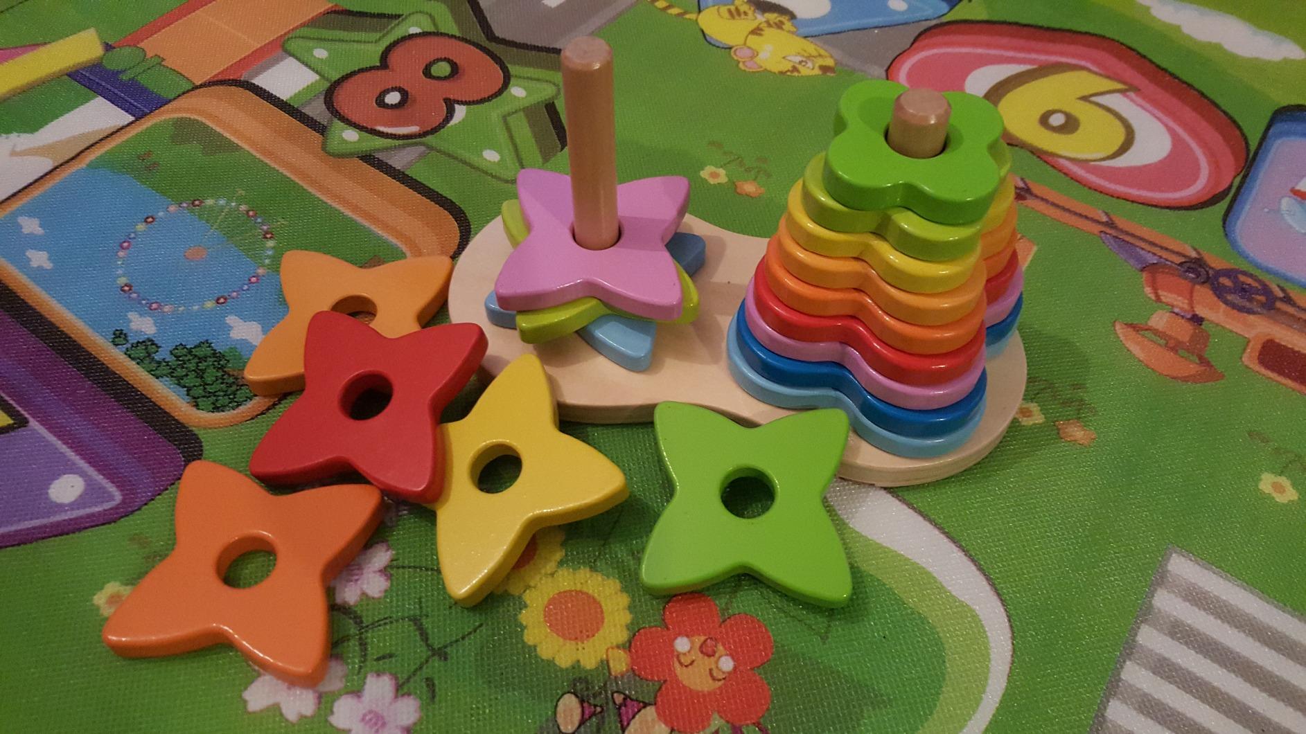 Hape E0406 gioco abilità motorie legno prima infanzia sostenibile
