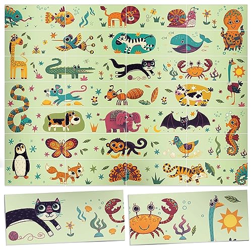 Headu Domino Puzzle Animals puzzle 28 pezzi 3+ anni