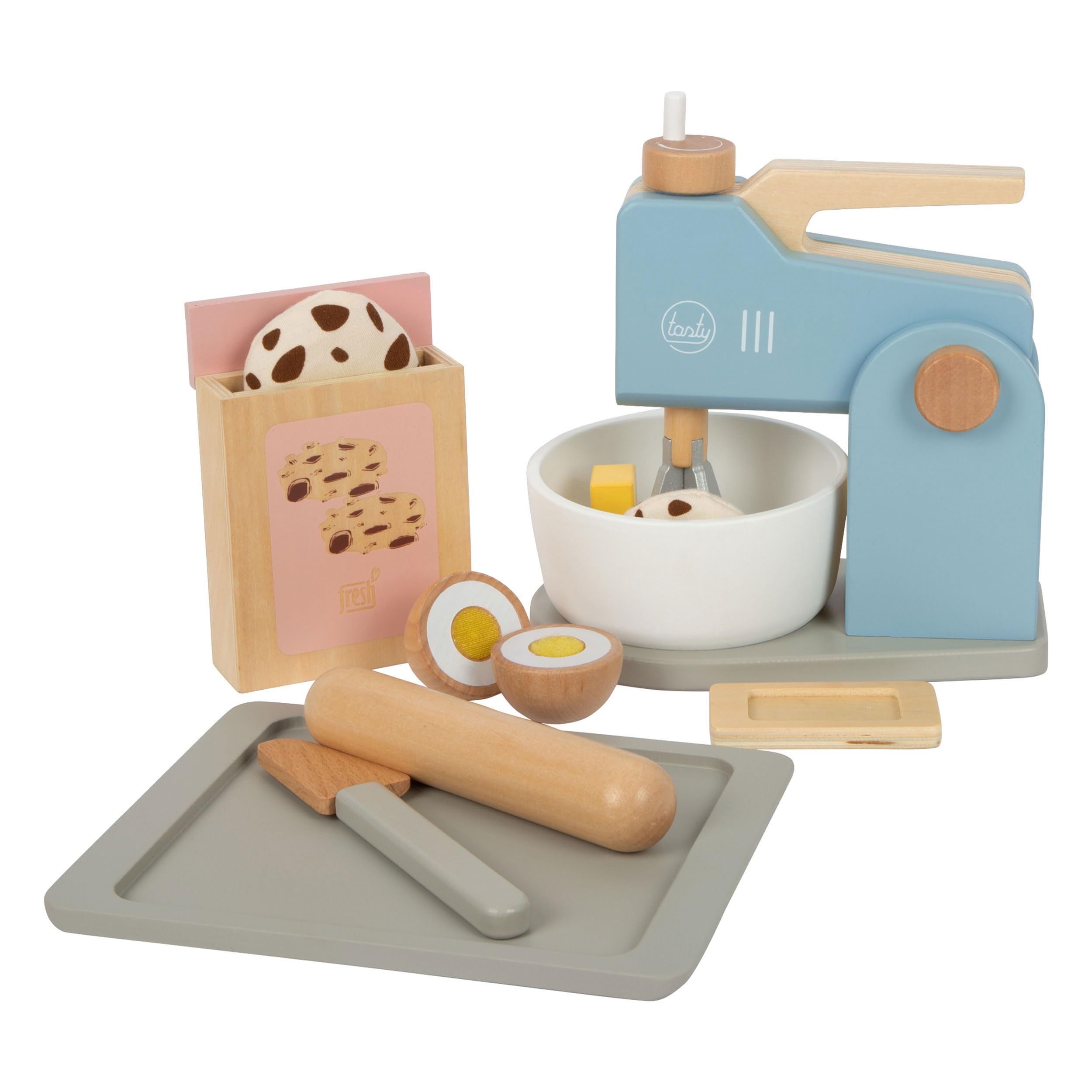 smallfoot tasty set mixer in legno con accessori