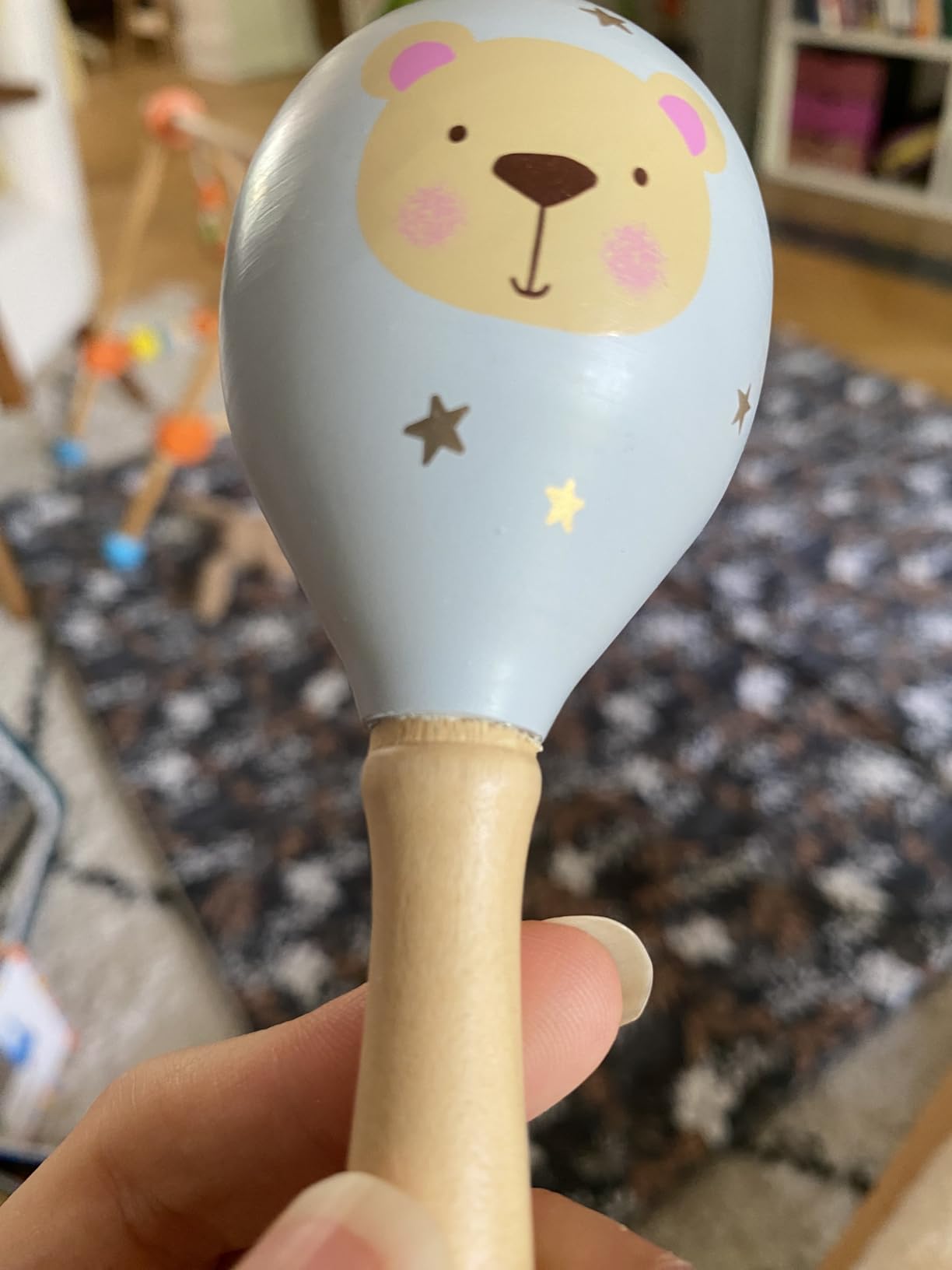 smallfoot Tris Lepre e Volpe Gioco in Legno Multicolore Pastello