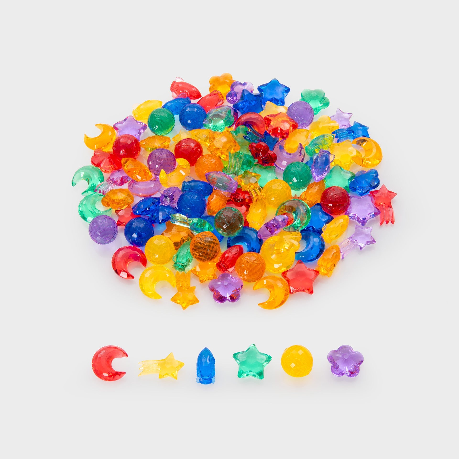 Tickit Translucent Galaxy gettoni 108 pezzi spazio