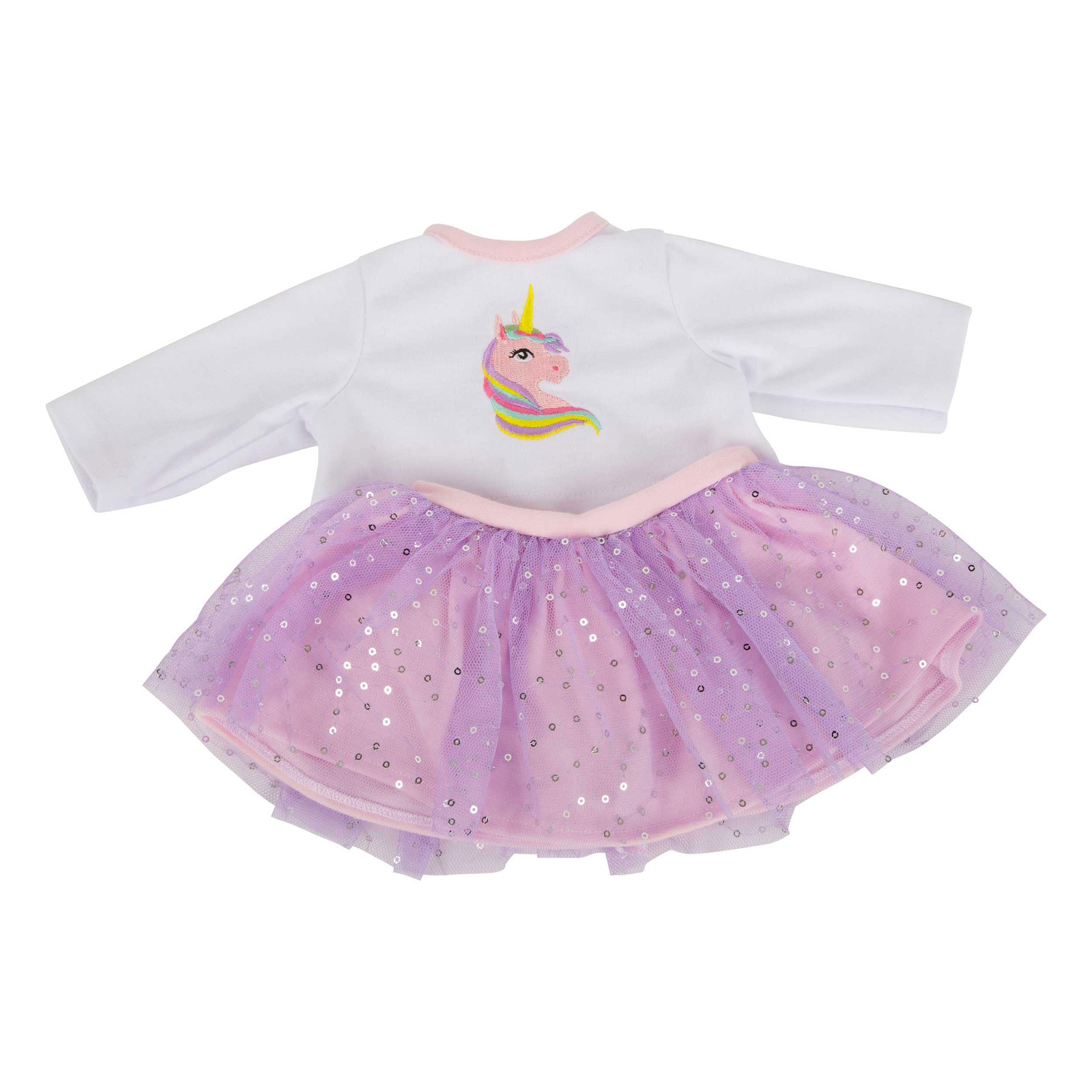 smallfoot 11780 vestiti bambole unicorno gonna tulle 35-42 cm