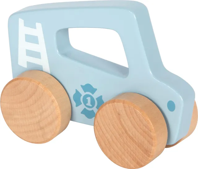 smallfoot automobilina giocattolo legno blu 2 in 1 12710