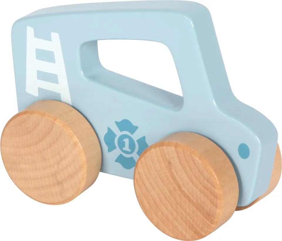 smallfoot automobilina giocattolo legno blu 2 in 1 12710