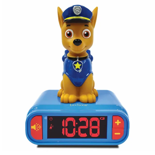 Lexibook Paw Patrol RL800PA sveglia digitale Chase con luce notturna