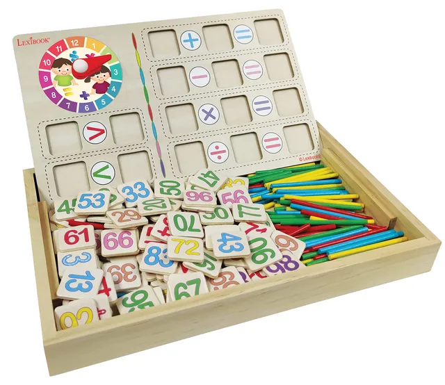 Lexibook Bio Toys EDU200 scatola matematica in legno