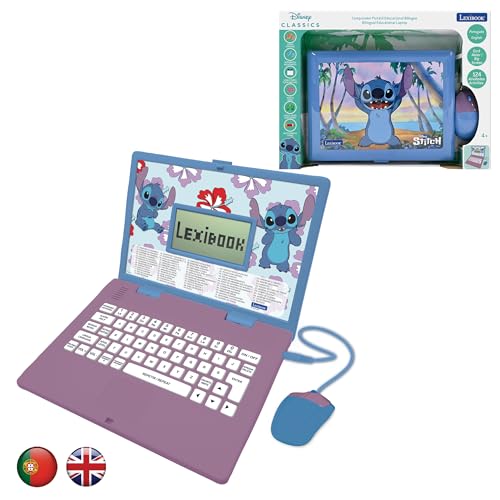 Lexibook JC598Di4 Stitch laptop educativo bilingue
