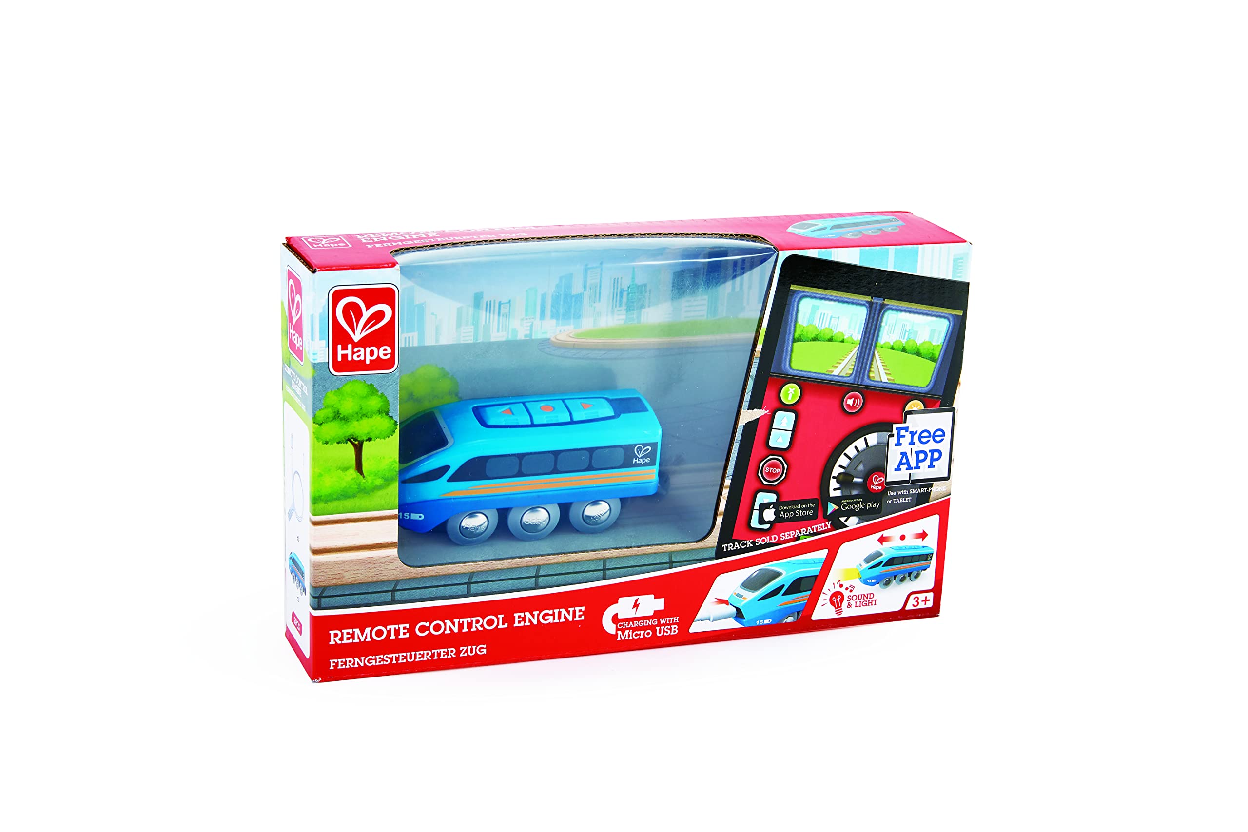 Hape Treno Controllo Remoto trenino telecomandato USB con app