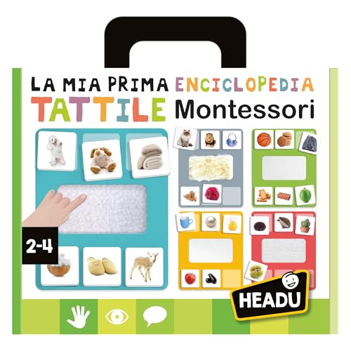 Headu La Mia Prima Enciclopedia Tattile gioco 2-4 anni