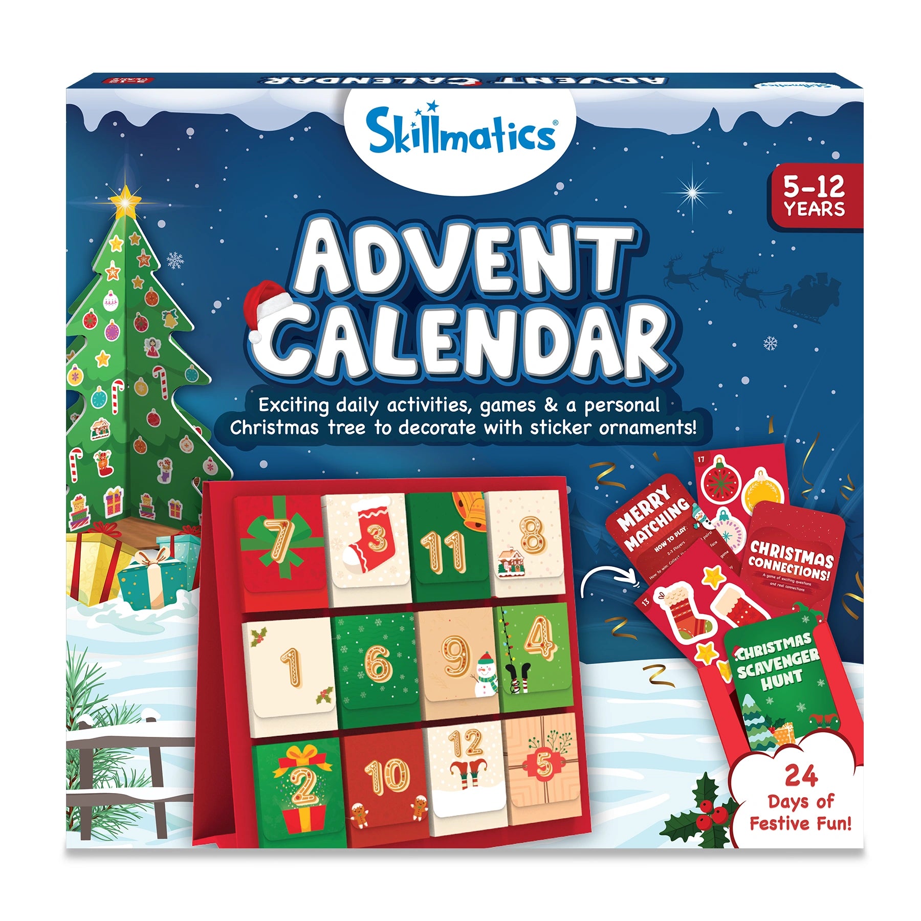 Skillmatics Countdown to Christmas calendario avvento 5+