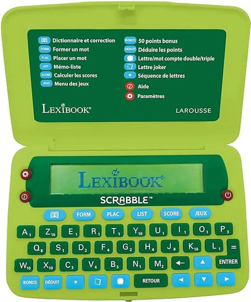 Lexibook SCR8FR dizionario elettronico Scrabble verde blu