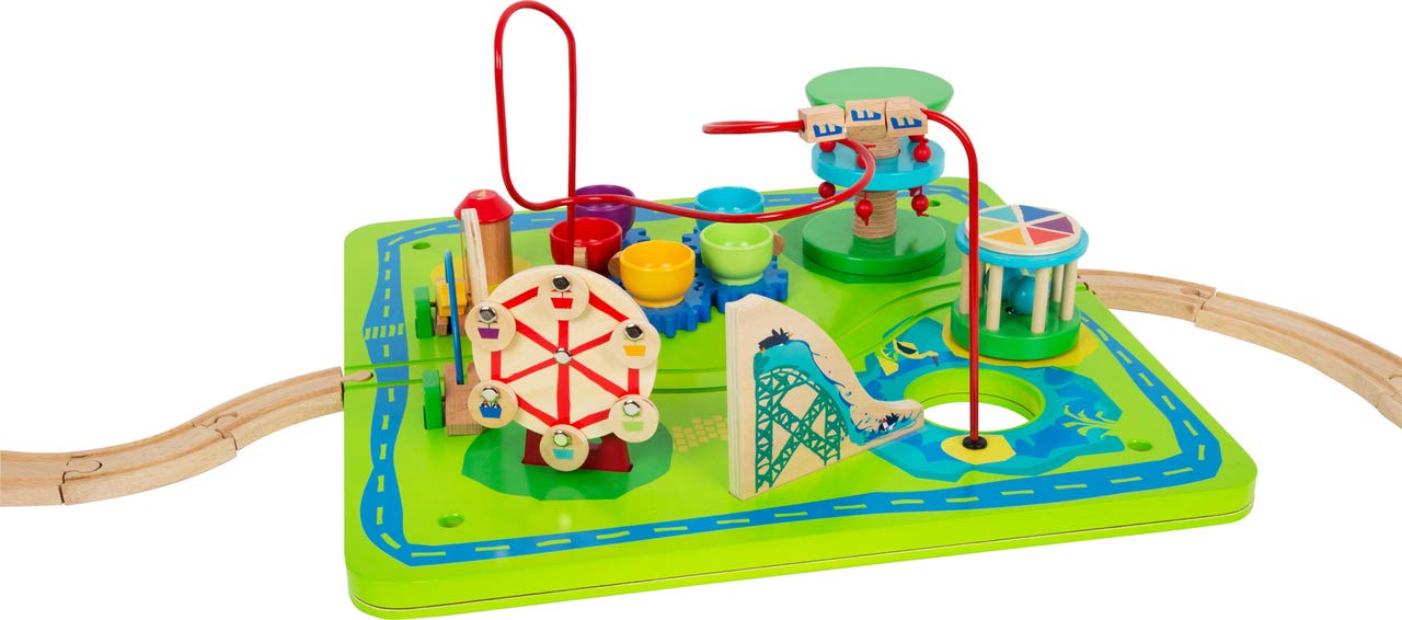 smallfoot 11434 Parco divertimenti tavolo legno 3 in 1