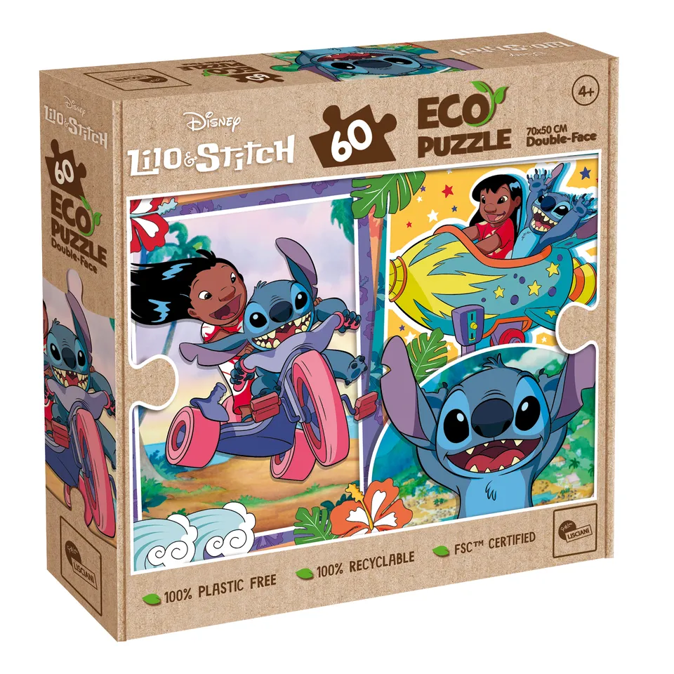 Disney Eco-Puzzle Df 60 Stitch puzzle 60 pezzi eco