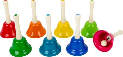 smallfoot 11693 campanelli a mano strumento musicale 8 pezzi