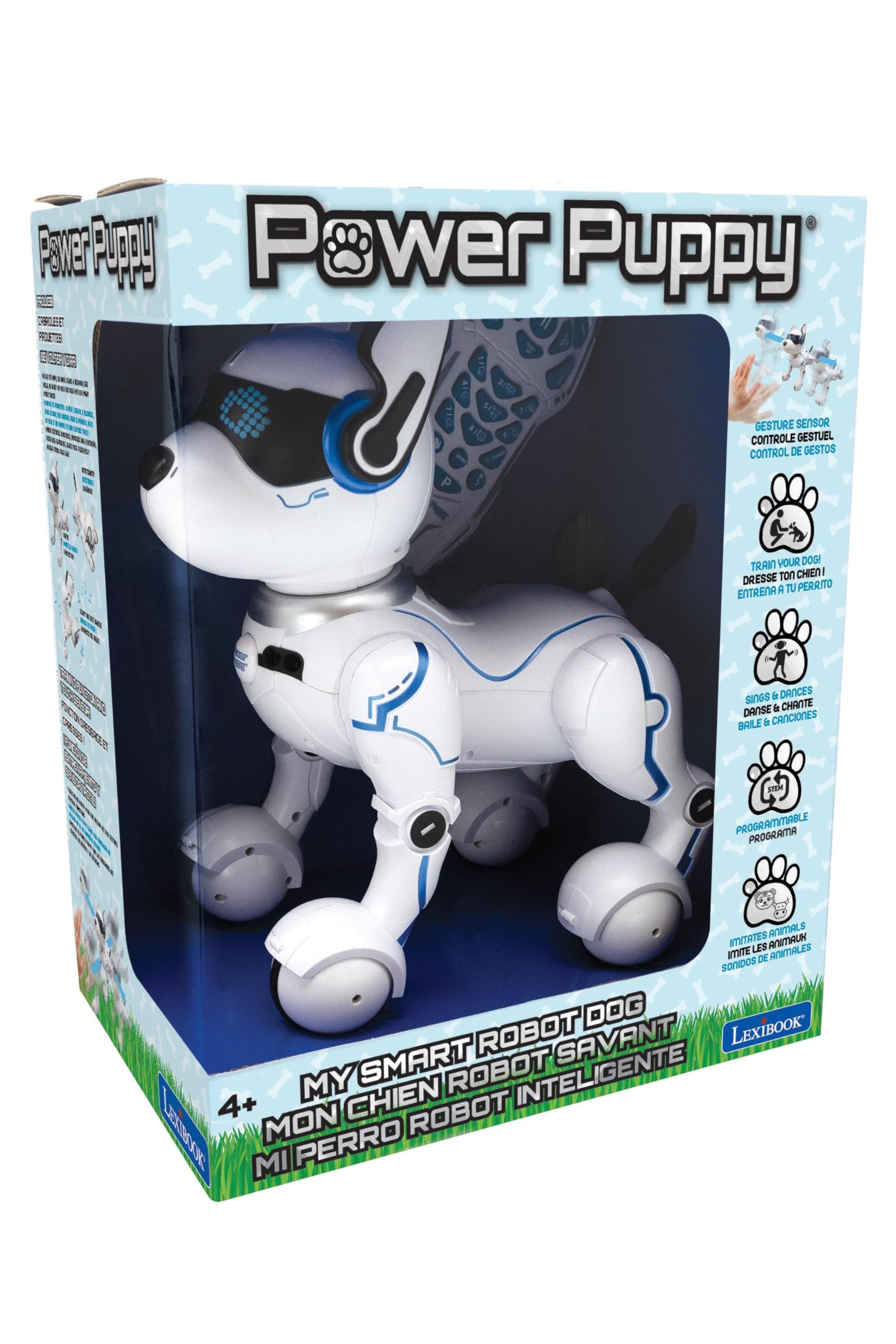 Lexibook Power Puppy DOG01LXB cane robot con telecomando gesti