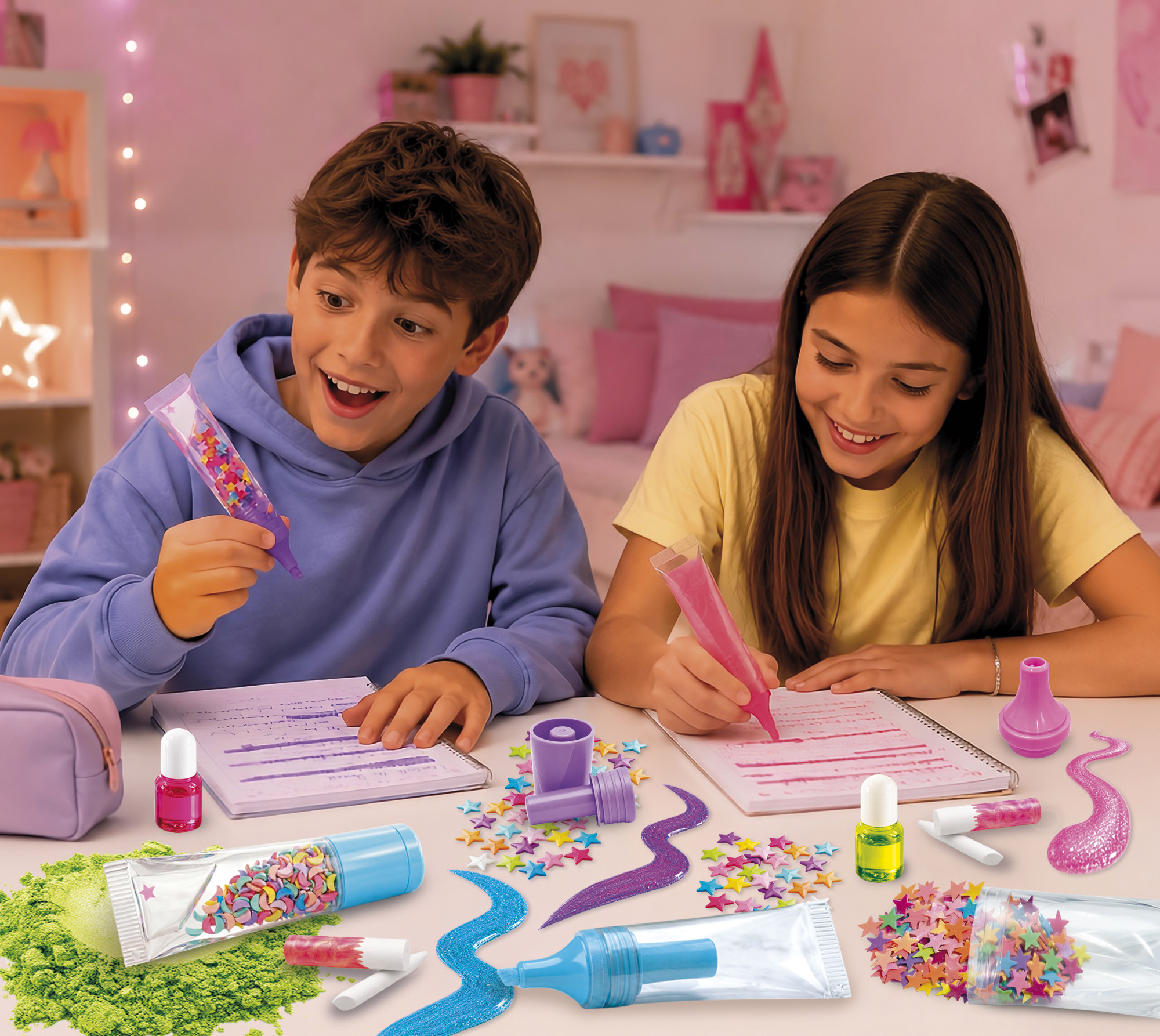 Lisciani I'm a Genius Laboratorio Evidenziatori kit glitter