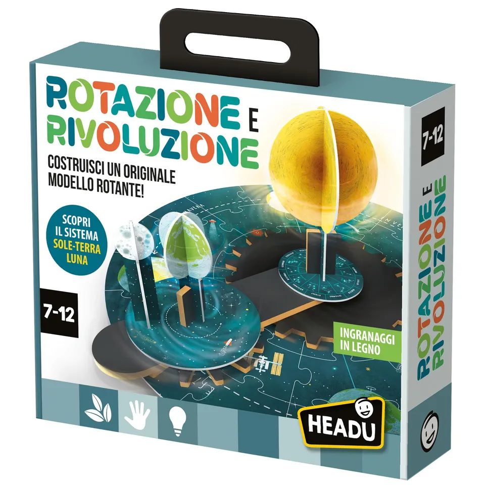 Headu Rotazione e Rivoluzione IT57083 gioco scientifico 6-10 anni