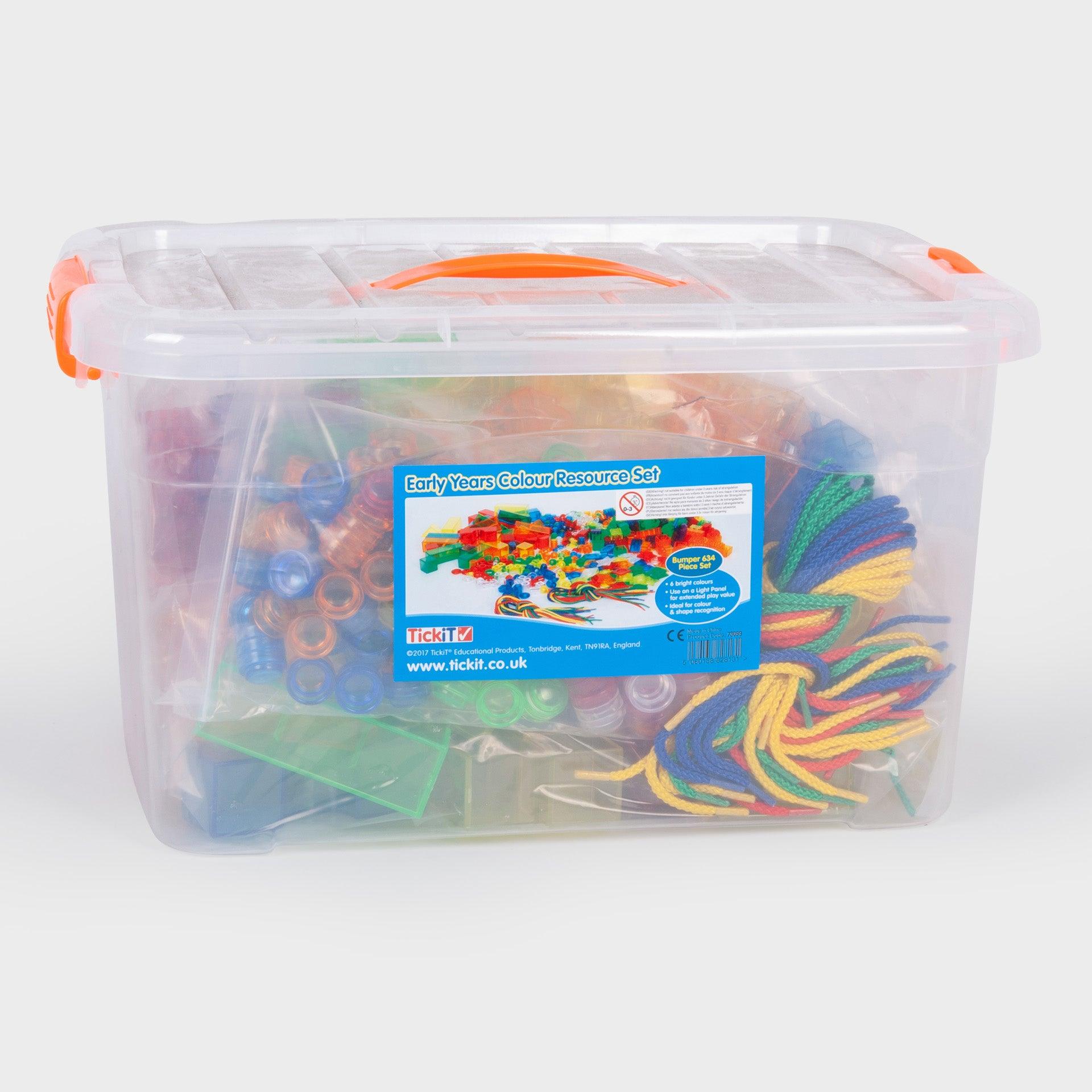 Tickit Translucent Colour Early Years set 634 pezzi traslucido