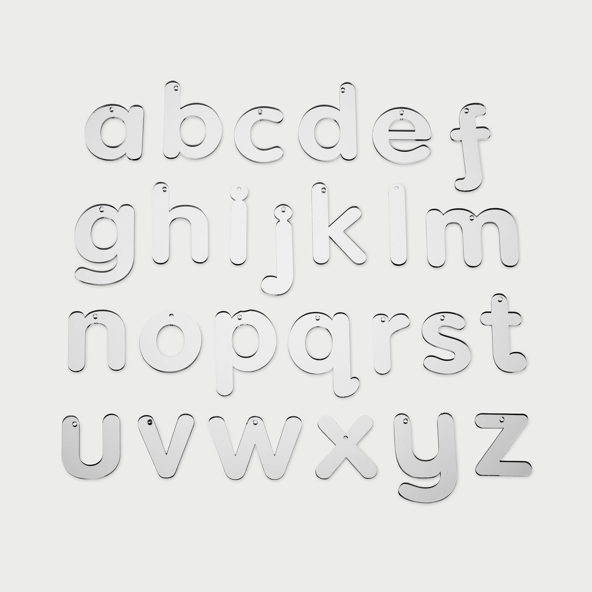 Tickit Mirror Letters lettere specchio 26 pezzi minuscole