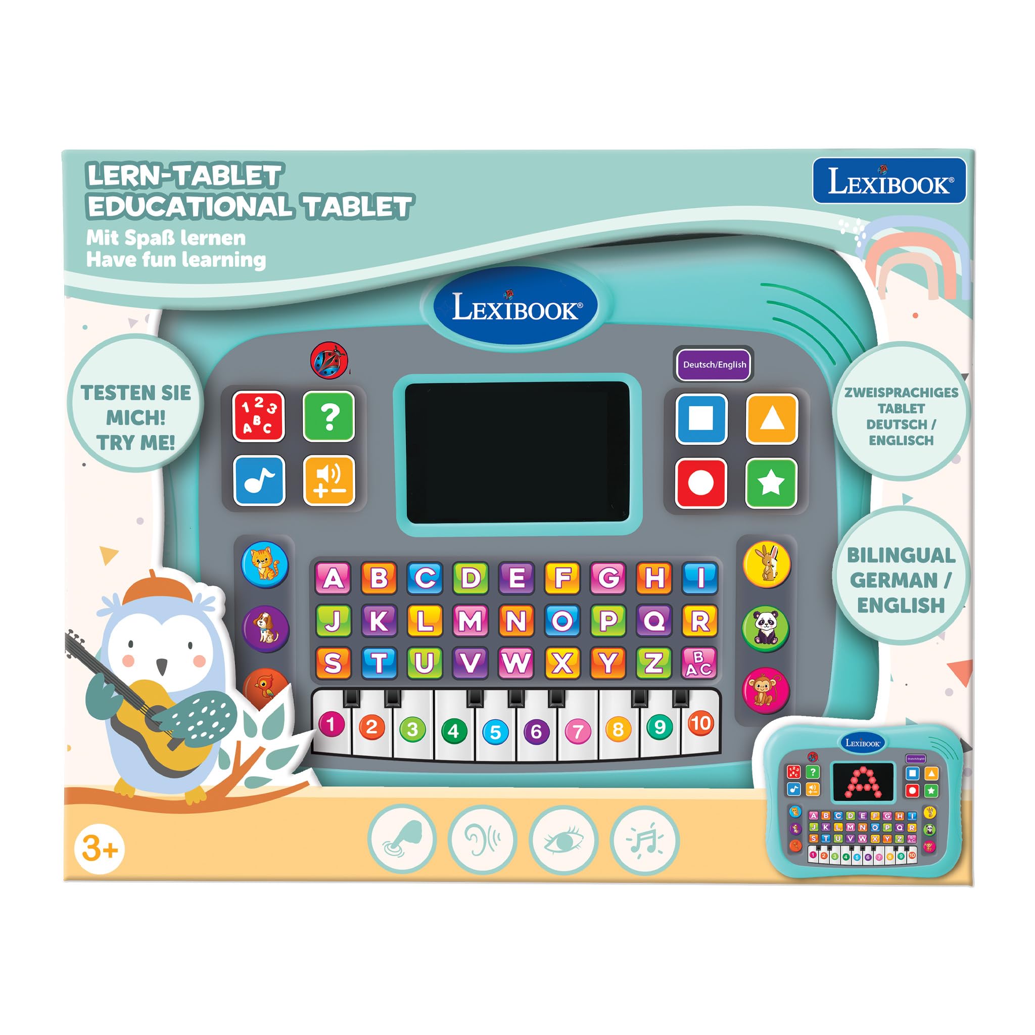 Lexibook JCPAD007i3 Tablet Parlante Blu Inglese Tedesco
