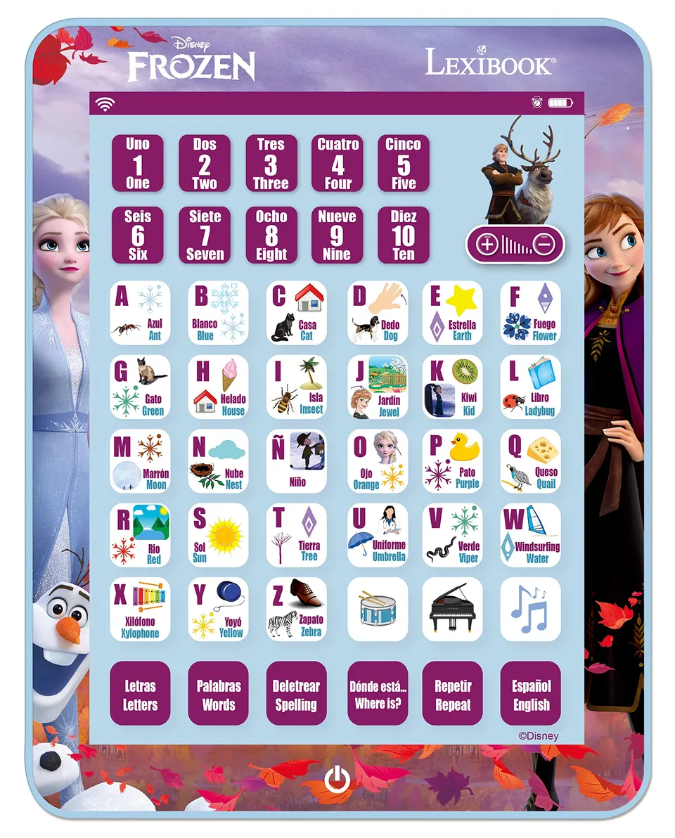 Lexibook Frozen JCPAD002FZi2 tablet educativo viola bilingue