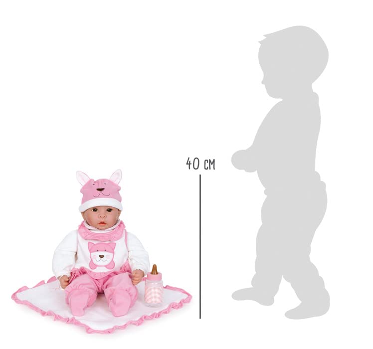 smallfoot Emilia 2735 bambola 40 cm con biberon