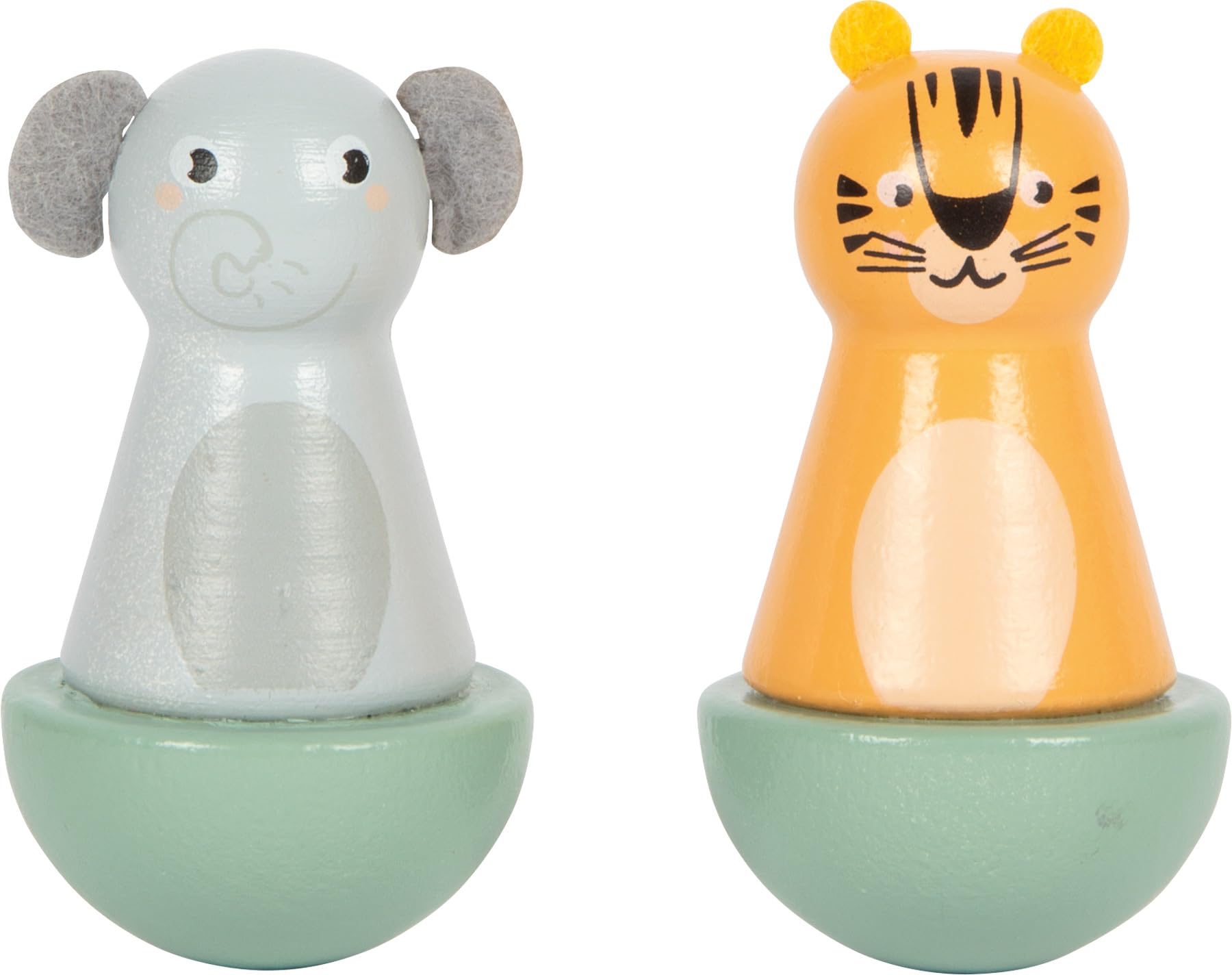 smallfoot 12738 carillon safari legno tigre elefante