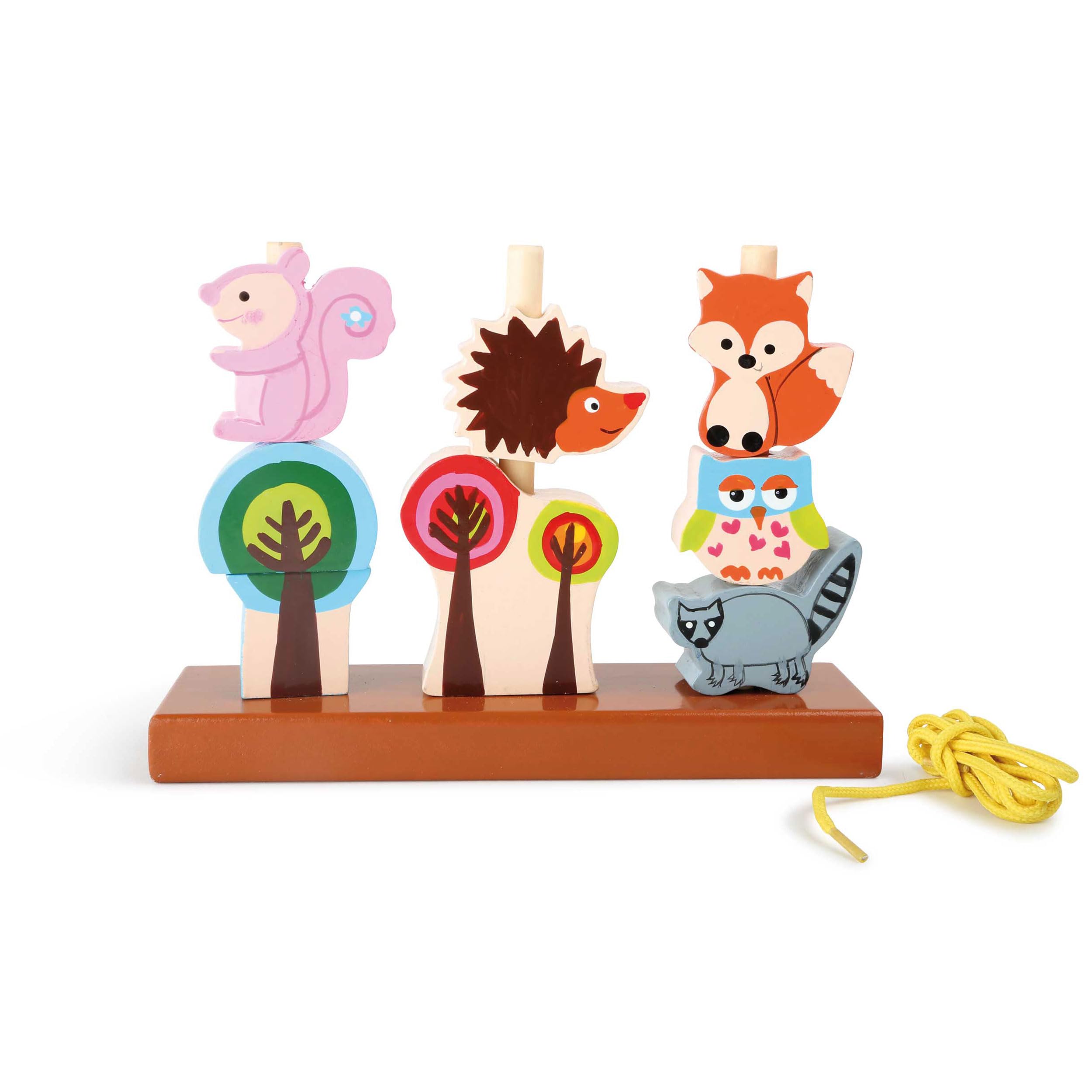 smallfoot 5872 gioco a incastro animali foresta legno