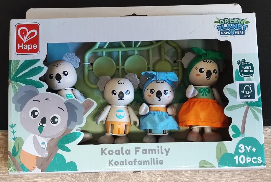 Hape Green Planet Explorers famiglia koala 4 pezzi