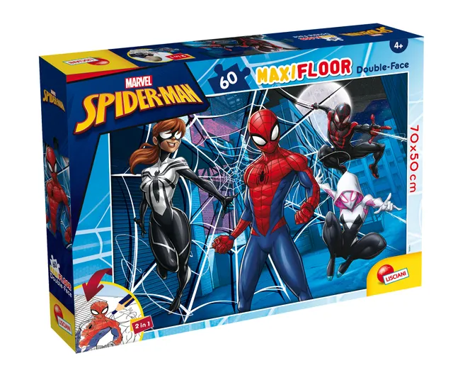 Lisciani Marvel Puzzle DF Maxi Floor 60 puzzle bambini Spider-Man