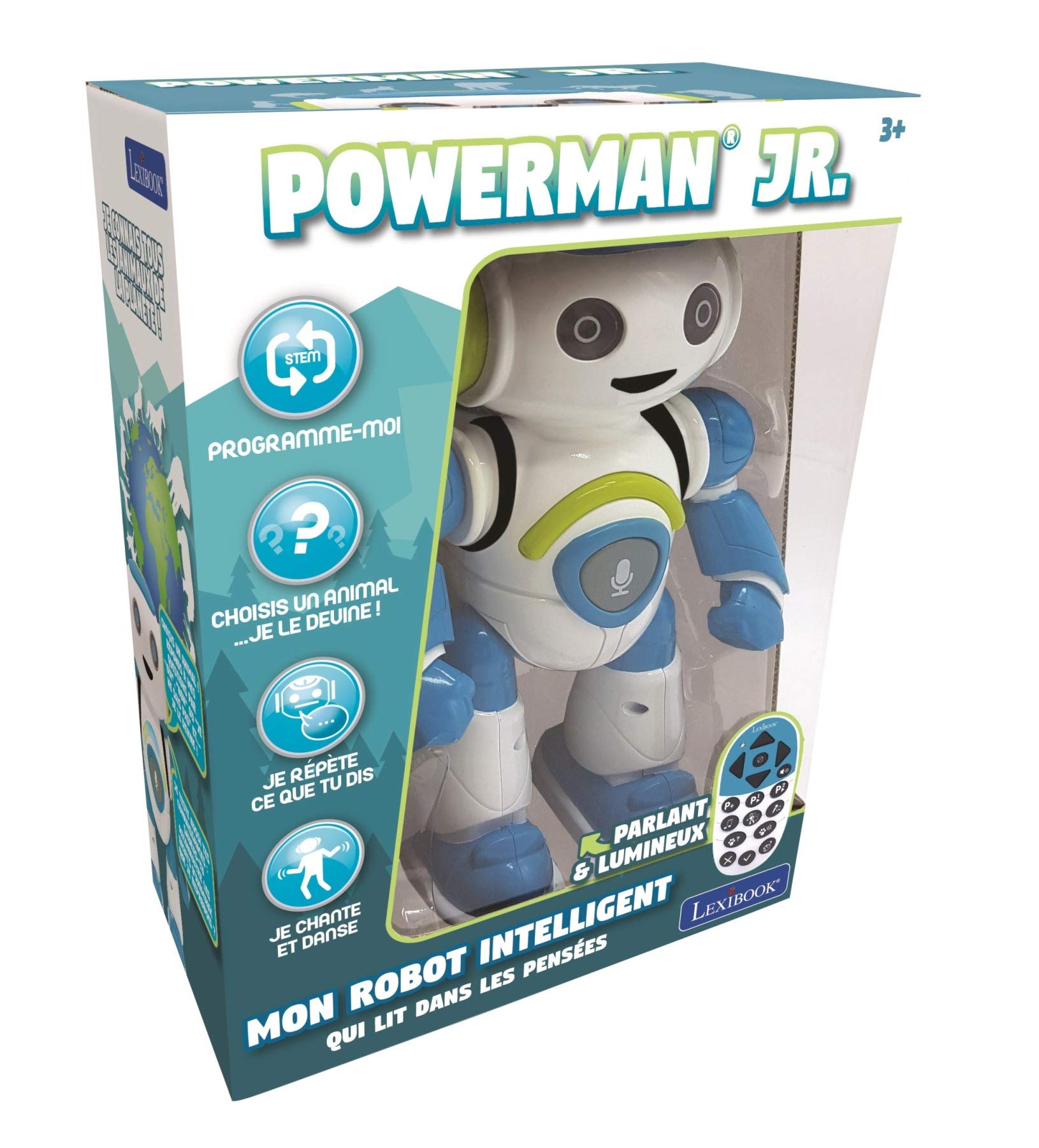 Lexibook Powerman ROB20FR robot interattivo con telecomando