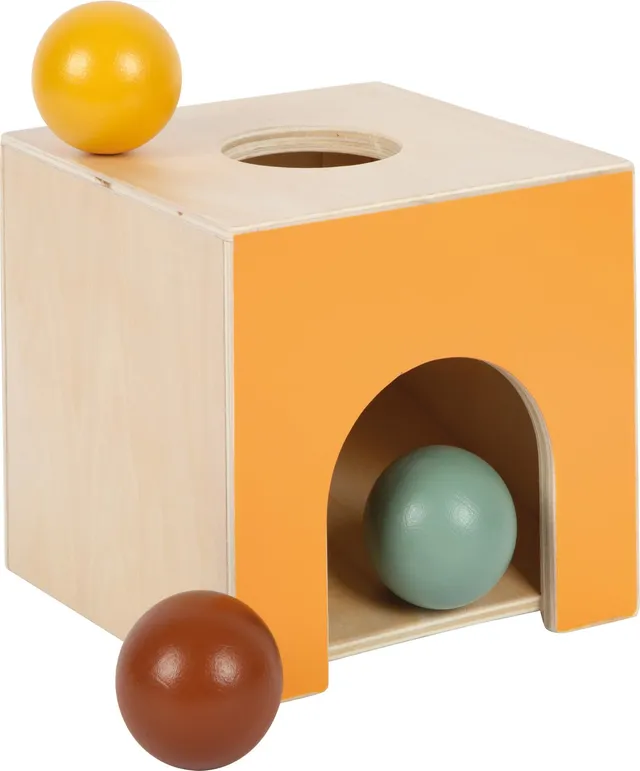 smallfoot 12744 scatola palline Montessori legno 3 palline