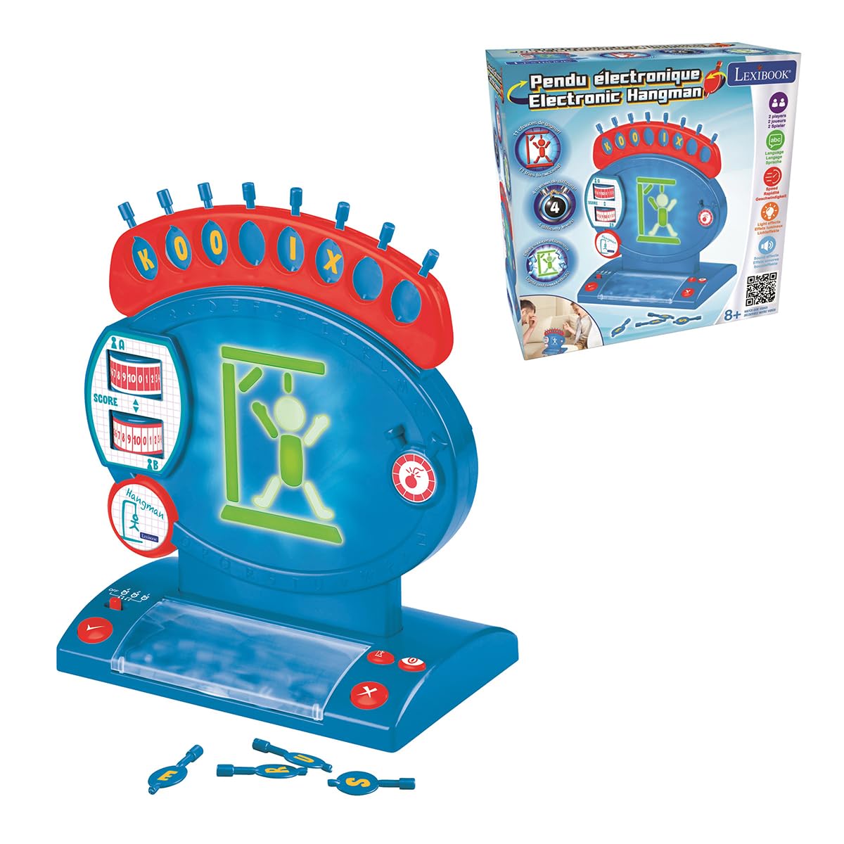 Lexibook JG800LXB gioco impiccato elettronico bambini