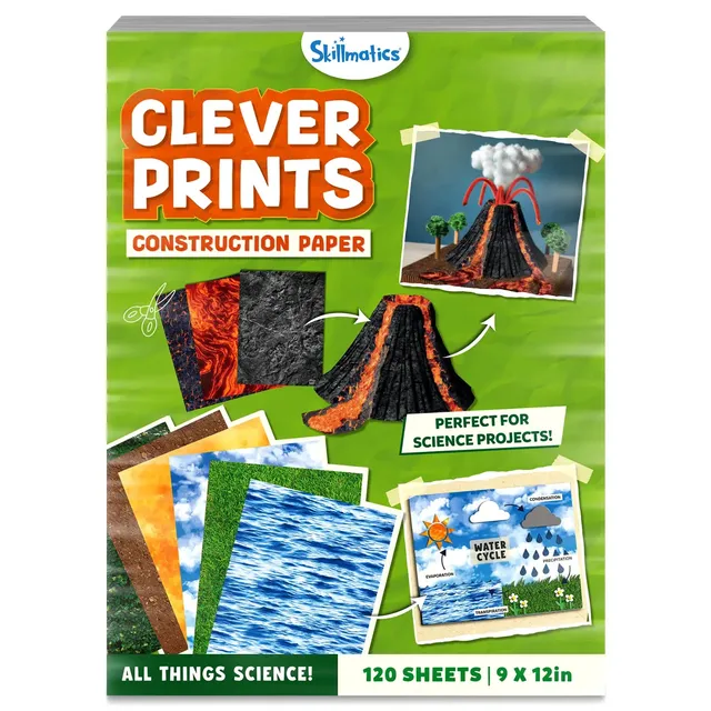 Skillmatics Clever Prints Science carta colorata 120 fogli