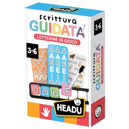 Headu Letterine in Gioco scrittura guidata alfabeto 3-6 anni